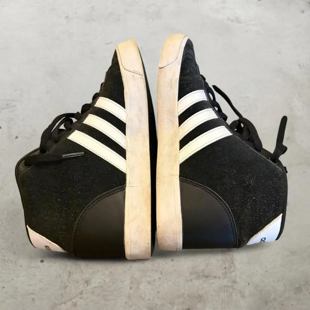 Adidas Daily Mid Core Black White Shoes Women 7 B74245